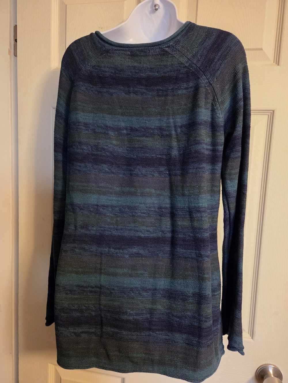 Eddie Bauer Striped Knit Sweater Size Large - Picture 2 of 12